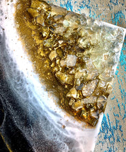 Load image into Gallery viewer, Bold & Gold - 10x10 Geode Wall Art