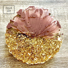 Load image into Gallery viewer, Mushroom and Champagne Coasters - Set of 4 - Resin and Sparkles
